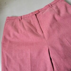 Pendleton Vintage 100% Wool Pink Trousers Women's Size 18 High Waist Pants